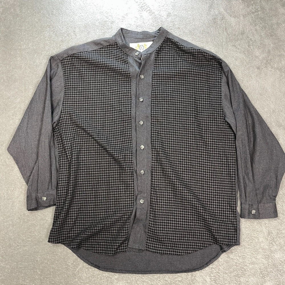 Live Collection Italy New‎ York XL Men's Fashion Long Sleeve Dress Shirt Gray